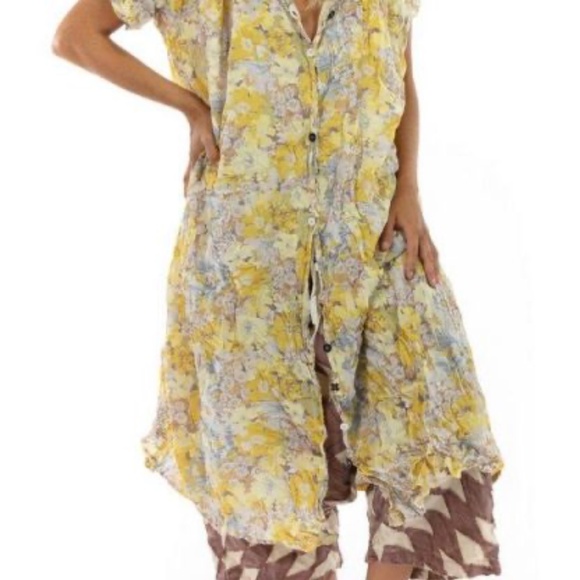 Magnolia Pearl Lila Bell Dress #778 - Banana Bread in EUC - Picture 4 of 6